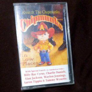 vintage, Alvin & the Chipmunks (audio tape) In Low Places with original sheet